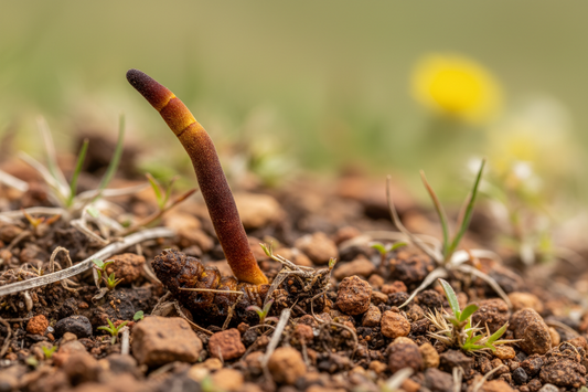 Cordyceps sinensis Vitalpilz, keulenförmiger Fruchtkörper