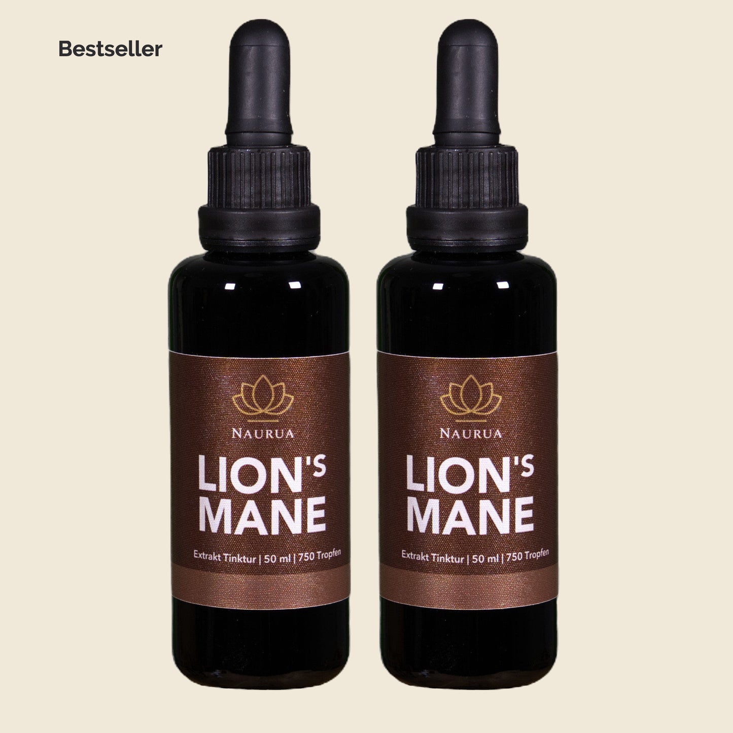 Naurua Lion's Mane Extrakt Tinktur 50ml | 2er Set