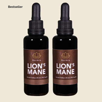 Naurua Lion's Mane Extrakt Tinktur 50ml | 2er Set