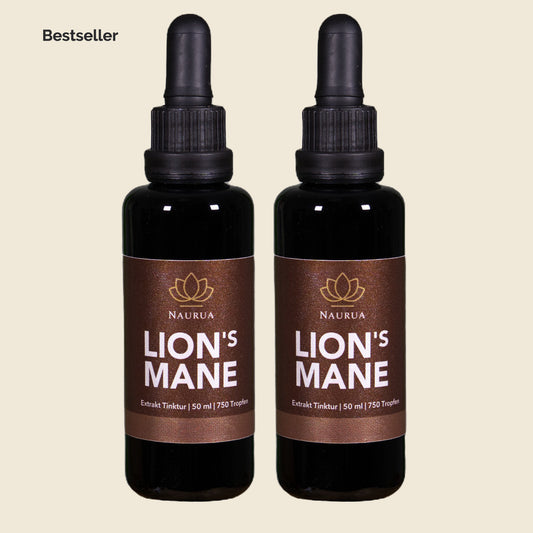 Naurua Lion's Mane Extrakt Tinktur 50ml | 2er Set