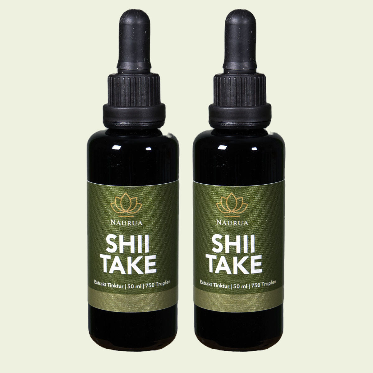 Naurua Shiitake Extrakt Tinktur 50ml | 2er Set