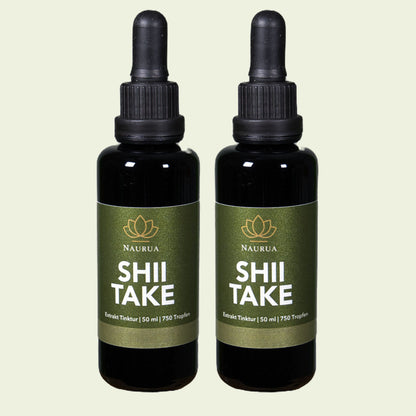 Naurua Shiitake Extrakt Tinktur 50ml | 2er Set